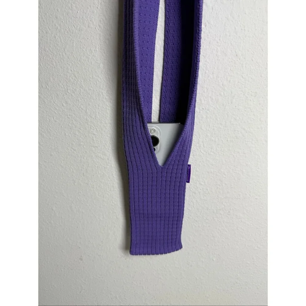 iPhone Pocket Long Purple Knit